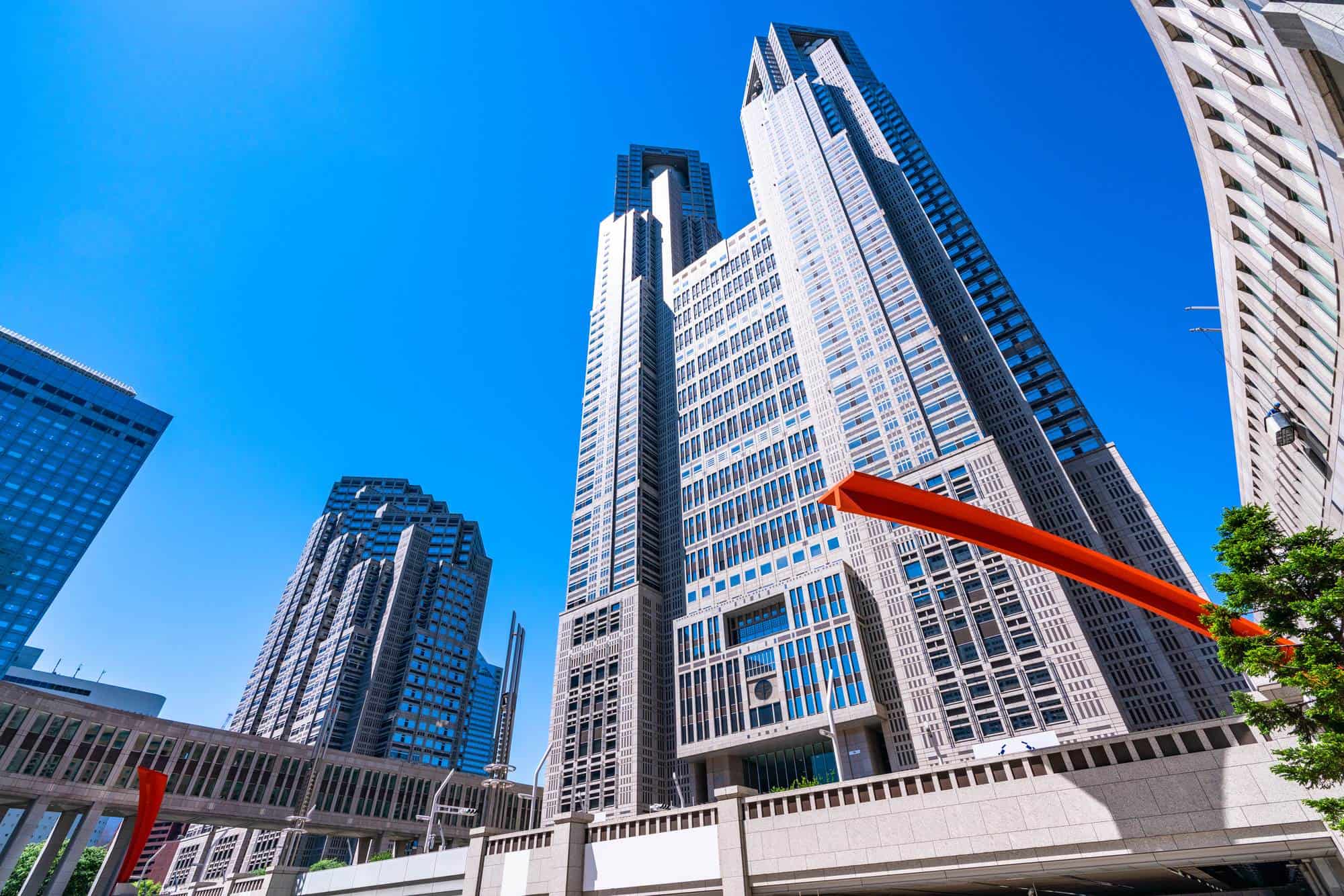 Eksterior Gedung Pemerintahan Kota Metropolitan Tokyo